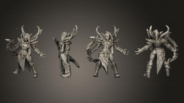 Figurines heroes, monsters and demons (Endelshar Oakrage, STKM_5289) 3D models for cnc