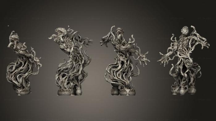 Figurines heroes, monsters and demons (Enemy Blood Invocation 1, STKM_5296) 3D models for cnc