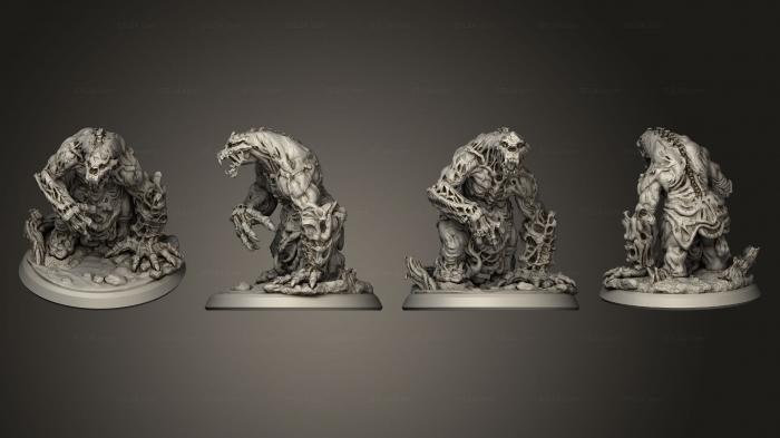 Figurines heroes, monsters and demons (Enemy Clotted Beast 01, STKM_5298) 3D models for cnc