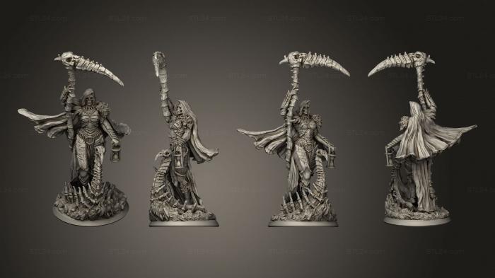 Figurines heroes, monsters and demons (Enemy Death Wielder 25 mm, STKM_5302) 3D models for cnc