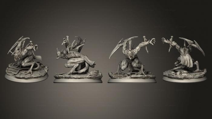 Figurines heroes, monsters and demons (Enemy Deep Scourge 75 mm, STKM_5303) 3D models for cnc