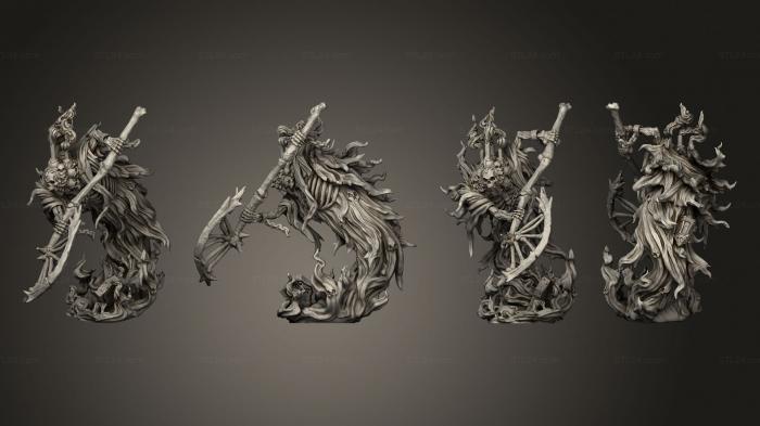 Figurines heroes, monsters and demons (Enemy Ghost 3, STKM_5307) 3D models for cnc