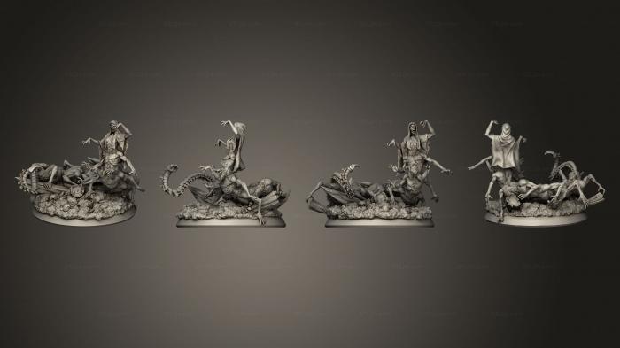 Figurines heroes, monsters and demons (Enemy The Flesh Assembly 50 mm, STKM_5314) 3D models for cnc