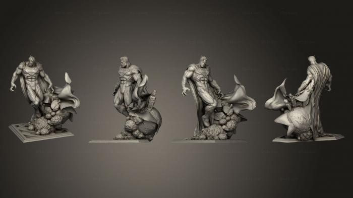 Статуэтки герои, монстры и демоны (Статуя Истребителя, STKM_5325) 3D модель для ЧПУ станка