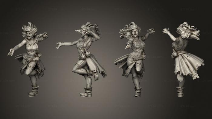 Figurines heroes, monsters and demons (Exotic Ember v 3, STKM_5353) 3D models for cnc