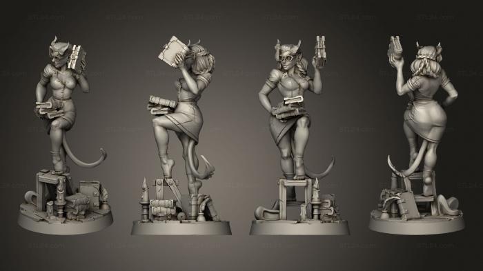 Figurines heroes, monsters and demons (Exotic Liz, STKM_5361) 3D models for cnc