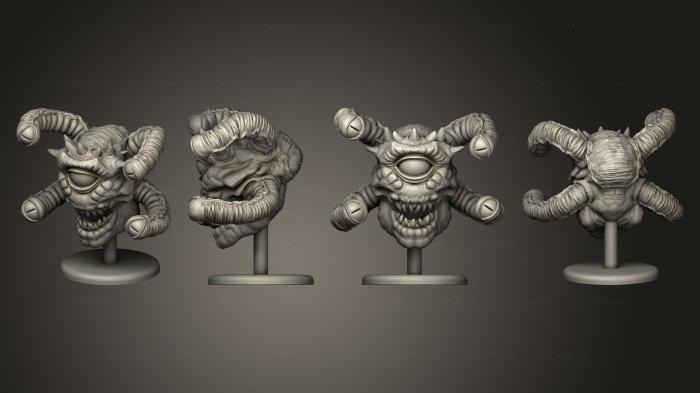 Figurines heroes, monsters and demons (Eye horror 2 The Observer, STKM_5374) 3D models for cnc