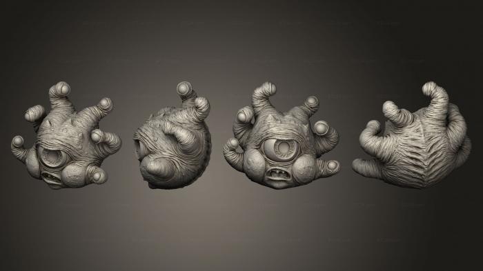 Figurines heroes, monsters and demons (Eye of the Watcher Slobbering Indented Iris, STKM_5377) 3D models for cnc