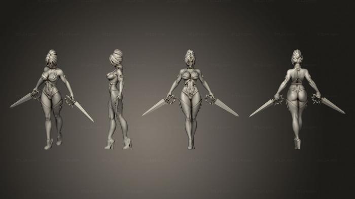 Figurines heroes, monsters and demons (Fallen Angel Sword 2 Variations 02, STKM_5403) 3D models for cnc