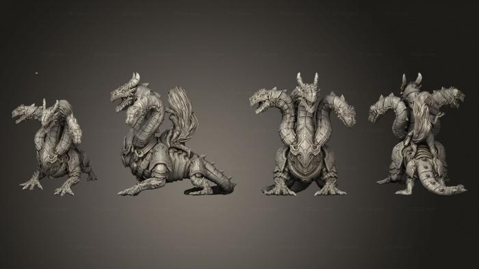 Figurines heroes, monsters and demons (Fantasy Lord of Battle Multi Month Bonus, STKM_5415) 3D models for cnc