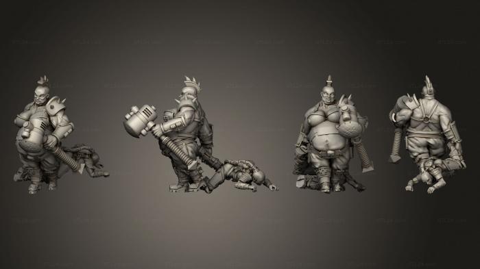 Figurines heroes, monsters and demons (father wanted a boy, STKM_5419) 3D models for cnc