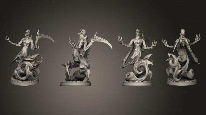 Статуэтки герои, монстры и демоны (Бойся Меньшего Злодея 01, STKM_5424) 3D модель для ЧПУ станка