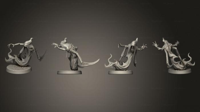 Figurines heroes, monsters and demons (Fear Lesser Fiend 07, STKM_5430) 3D models for cnc