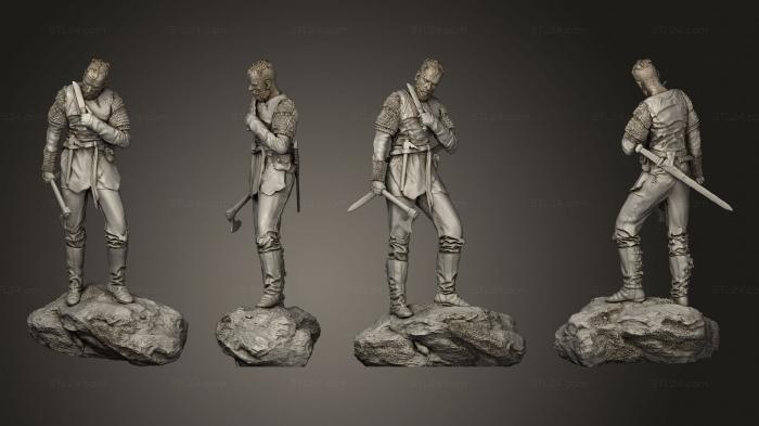 Figurines heroes, monsters and demons (Floki, STKM_5493) 3D models for cnc