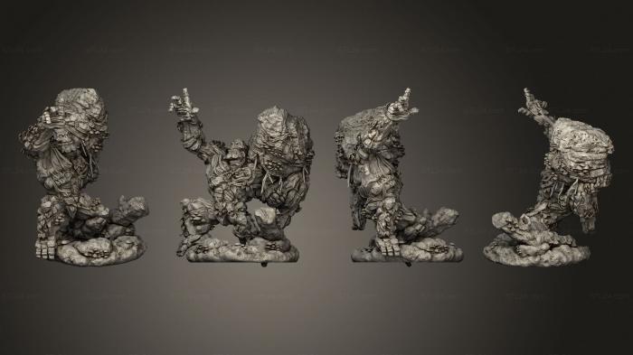 Figurines heroes, monsters and demons (Forest Elemental Pose 01 002, STKM_5520) 3D models for cnc