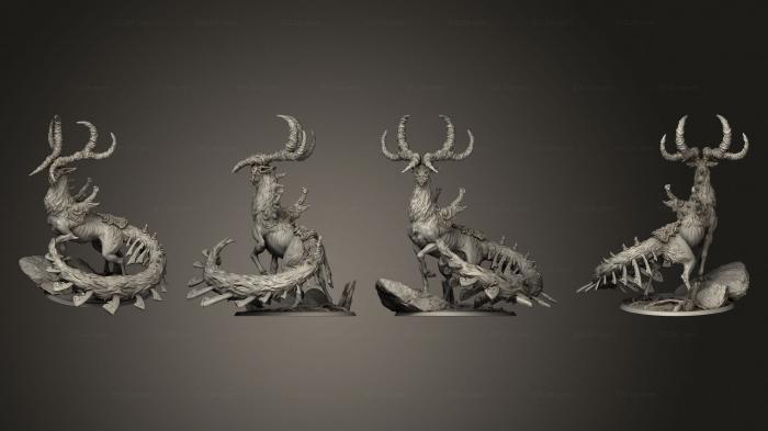 Figurines heroes, monsters and demons (Forest God Complete 001, STKM_5522) 3D models for cnc