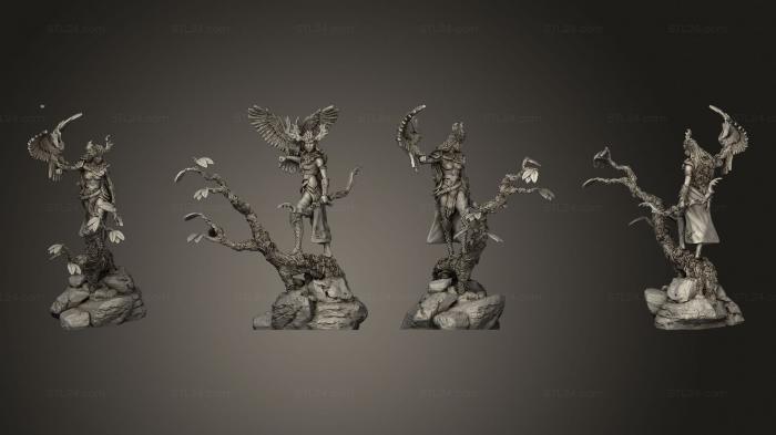 Figurines heroes, monsters and demons (Forest Guardian, STKM_5524) 3D models for cnc