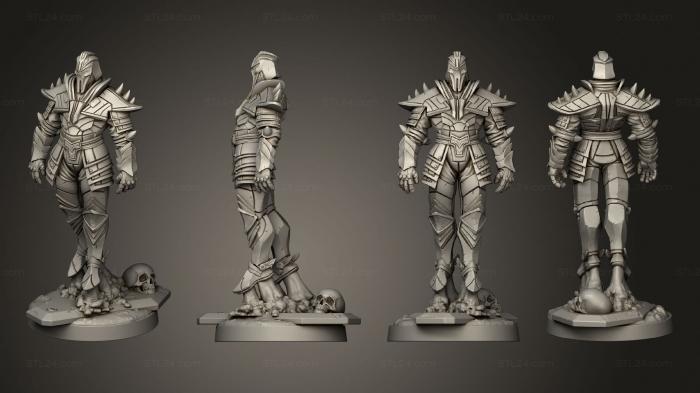 Figurines heroes, monsters and demons (Foundry Quest Dozar, STKM_5525) 3D models for cnc