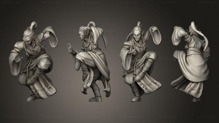 Figurines heroes, monsters and demons (Foundry Quest Senath the G’rath Monk, STKM_5529) 3D models for cnc