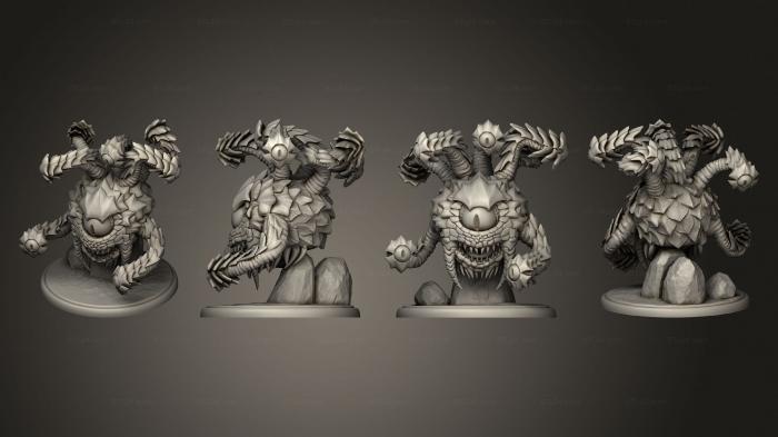 Figurines heroes, monsters and demons (Frost Eye Tyrant Large, STKM_5545) 3D models for cnc