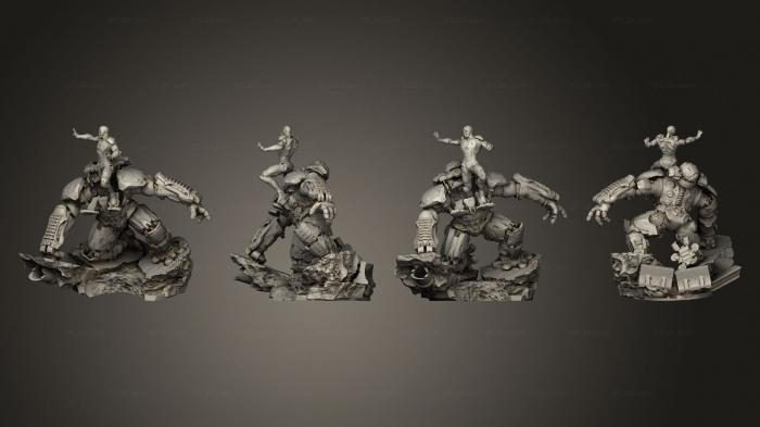 Figurines heroes, monsters and demons (Full Standing Low Res, STKM_5548) 3D models for cnc