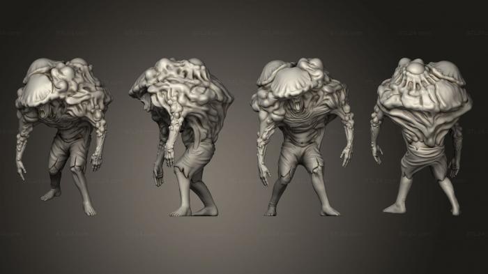 Figurines heroes, monsters and demons (Fungal Zombie Minion 02, STKM_5550) 3D models for cnc