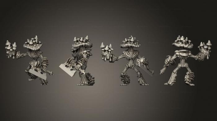 Figurines heroes, monsters and demons (Fungaren Sporrior 02, STKM_5552) 3D models for cnc
