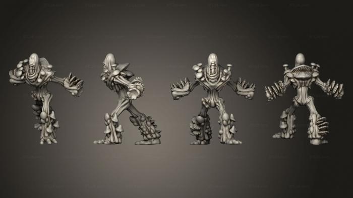 Статуэтки герои, монстры и демоны (Фунгарен Спорриор 10, STKM_5560) 3D модель для ЧПУ станка