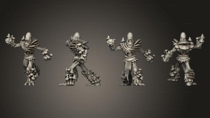 Статуэтки герои, монстры и демоны (Фунгарен Спорриор 11, STKM_5561) 3D модель для ЧПУ станка