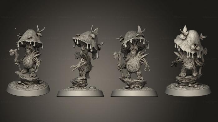 Figurines heroes, monsters and demons (Funghy Sage V 2, STKM_5564) 3D models for cnc