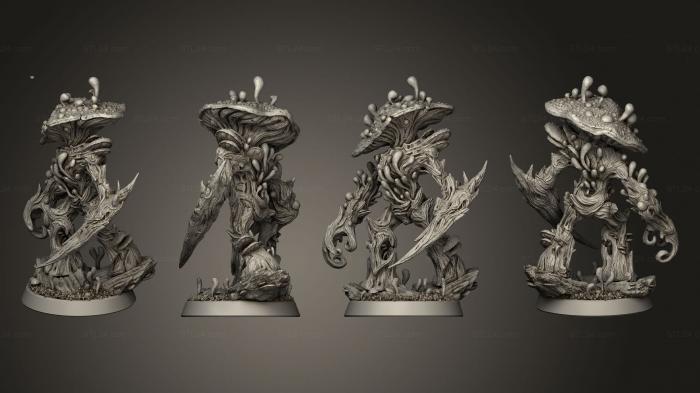 Figurines heroes, monsters and demons (Funghy Skirmisher, STKM_5566) 3D models for cnc