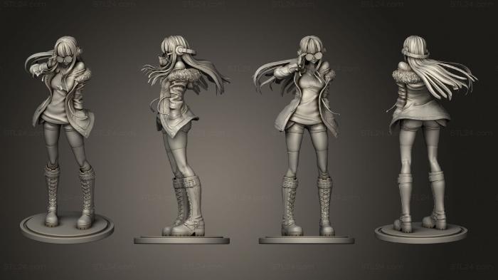 Figurines heroes, monsters and demons (Futaba Sakura, STKM_5572) 3D models for cnc