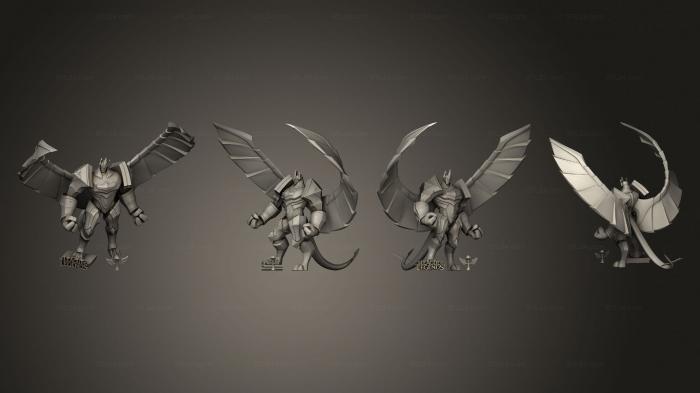 Figurines heroes, monsters and demons (Galio League of Legends, STKM_5574) 3D models for cnc