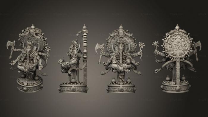 Figurines heroes, monsters and demons (Ganesha, STKM_5586) 3D models for cnc