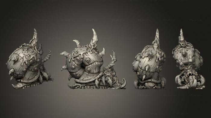 Figurines heroes, monsters and demons (Gargauth the Spiteful Slug, STKM_5589) 3D models for cnc