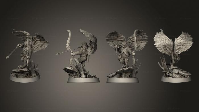 Figurines heroes, monsters and demons (Gaudar Truewing, STKM_5597) 3D models for cnc