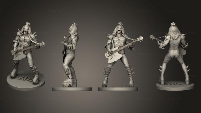 Figurines heroes, monsters and demons (gene, STKM_5600) 3D models for cnc