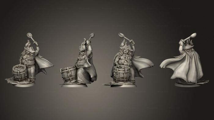 Figurines heroes, monsters and demons (Gertrude Rat Stew, STKM_5608) 3D models for cnc