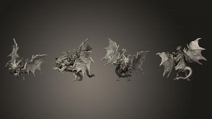 Figurines heroes, monsters and demons (Ghamak Manticore Mage, STKM_5609) 3D models for cnc