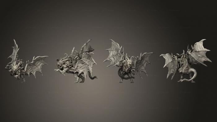 Figurines heroes, monsters and demons (Ghamak Manticore Warrior, STKM_5610) 3D models for cnc