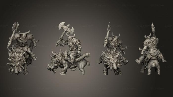 Figurines heroes, monsters and demons (Ghamak Orcs, STKM_5611) 3D models for cnc