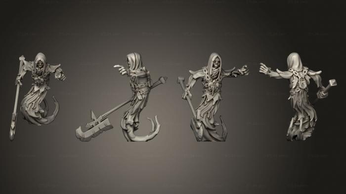 Figurines heroes, monsters and demons (Ghost B, STKM_5617) 3D models for cnc