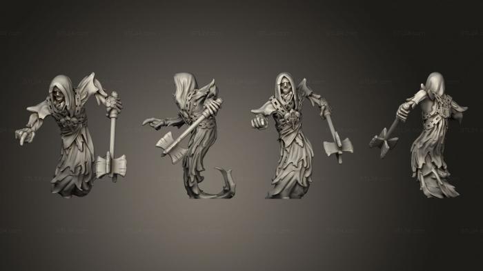 Figurines heroes, monsters and demons (Ghost C, STKM_5618) 3D models for cnc