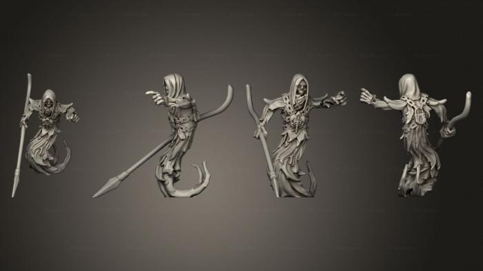 Статуэтки герои, монстры и демоны (Призрак Е, STKM_5619) 3D модель для ЧПУ станка