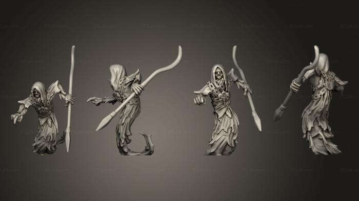Статуэтки герои, монстры и демоны (Призрак В, STKM_5623) 3D модель для ЧПУ станка