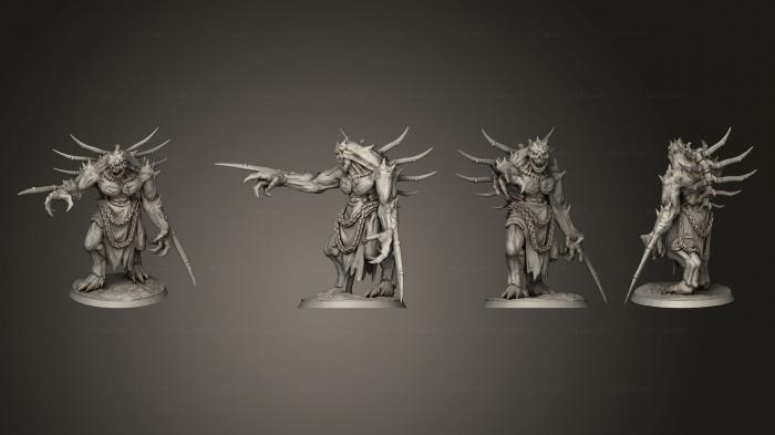 Статуэтки герои, монстры и демоны (Гуляф, STKM_5630) 3D модель для ЧПУ станка