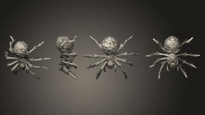 Figurines heroes, monsters and demons (Giant Rock Spider 2 Variations Large, STKM_5651) 3D models for cnc