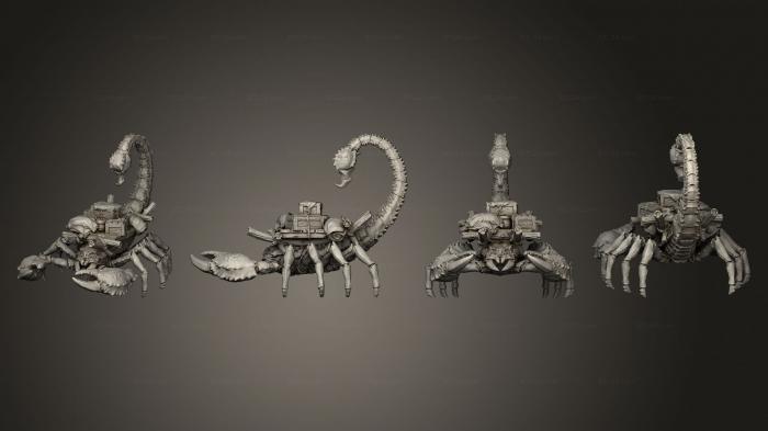 Figurines heroes, monsters and demons (Giant Scorpion Pack Animal Large, STKM_5653) 3D models for cnc