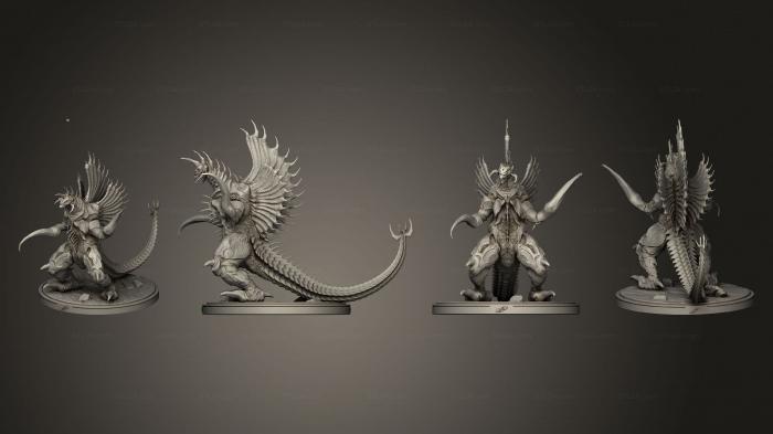 Figurines heroes, monsters and demons (Gigan SLA, STKM_5664) 3D models for cnc