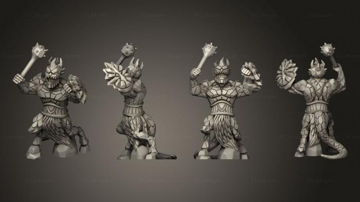 Figurines heroes, monsters and demons (Glass Golem no base, STKM_5669) 3D models for cnc